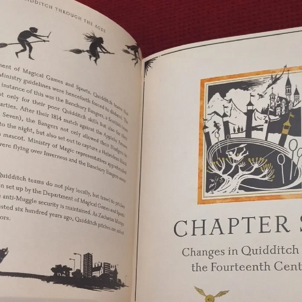 Harry Potter, Quidditch Through the Ages Book, EUC